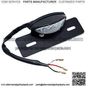 Golf Cart License Plate Holder With LED Illumination