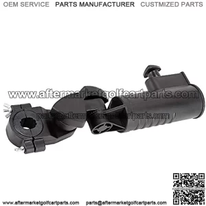 Golf Push Cart Umbrella Holder 160 Degree Rotation - Universal fit for Most Strollers Bike Golf Trolley (3 Wheel)