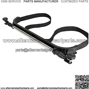 Universal Golf Cart Golf Bag Attachment Golf Bag Holder Bracket Rack for EZGOTXT RXV Club Car DS Precedent Tempo Onward/Yamaha G2-G29 Rear Seat Black,Adjustable,No-Drilling,with Sturdy Clamp