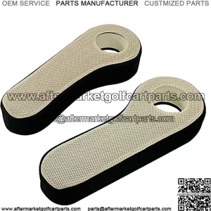 Golf Cart Rear Seat Arm Rest Cover Breathable Washable Polyester Mesh Cloth for EZGO Club Car Yamaha 1 Pair of armrest Cover