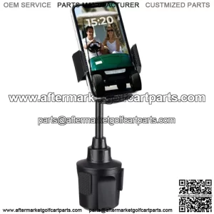 360Cradle Holder Cup Holder Stand Phone Mount for Cell Phone Golf Cart Yamaha