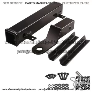 Golf Cart Trailer Hitch on Backseat FOOTREST for Club CAR EZGO Yamaha