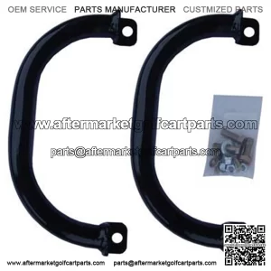 Set Of 2 Black Grab Handle Set Universal Fit