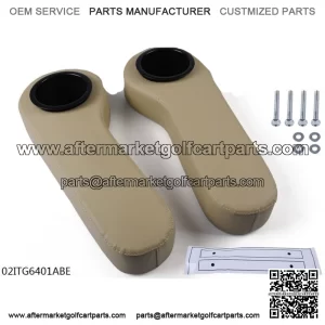 REAR SEAT ARM REST CUSHION CUP HOLDER FIT FOR  EZGO/CLUB CAR/YAMAHA GOLF CART