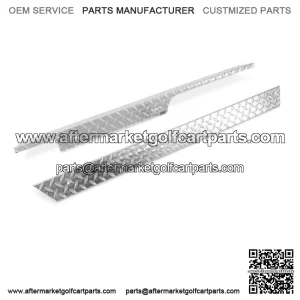 Aluminum New Diamond Plate Rocker Panel for EZGO TXT Golf Cart 1996-2013 Slivery