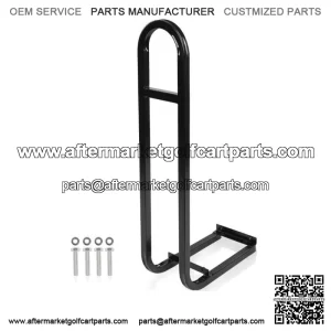 Black Golf Cart Rear Seat Safety Grab Bar Fit for EZGO, Club Car, Yamaha