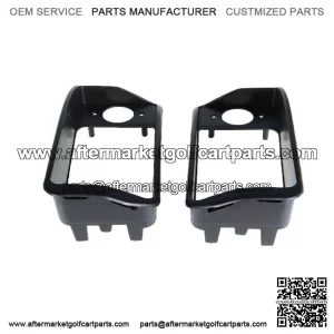 For Club Car Golf Cart DS Black Headlight Bezels Driver 1016880 1016879 1993-UP