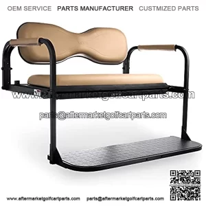 TXT & TXT48 1995+ Golf Cart Rear Seat Kit Tan
