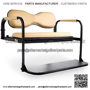 Flip4 Club Car Golf Cart Rear Seat Kit Buff