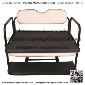 Universal Custom Colors Golf Cart Rear Flip Seat Kit Plastic