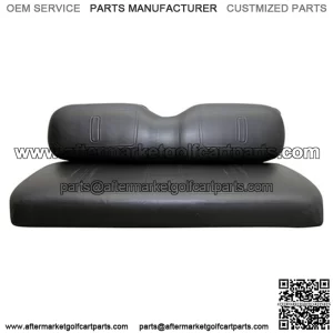 EZ-GO TXT / Medalist Black Vinyl Golf Cart Seat Cover Set (Fits 1994-Up)