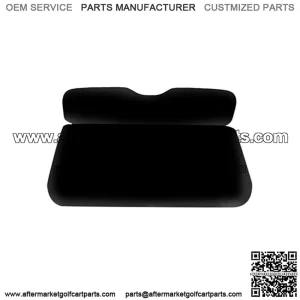 EZ-GO TXT / RXV Black Vinyl Golf Cart Front Seat Cover Set (Fits 1994.5-Up)