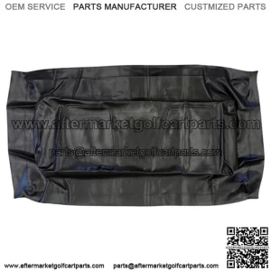 Club Car DS Seat Bottom Cover - BLACK (fits 2000.5+)