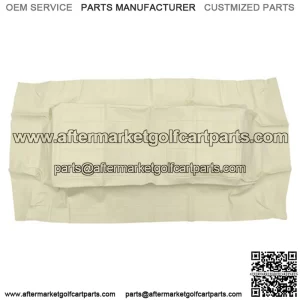Yamaha G2 thru G9 Golf Cart Seat Covers, Factory Replacement Seat BOTTOM Cover - IVORY