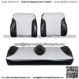 EZGO TXT Black/Silver Suite Seats (Fits 1994.5-2013)