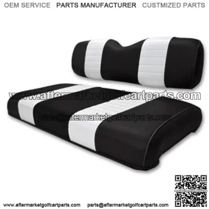 EZGO Marathon Black / Seat Cushion Set (Fits GAS 1988-1994)