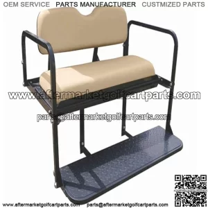 Rear Seat Kit- Tan for EZGO TXT Golf Carts 1995+