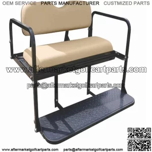 Rear Seat Kit- Tan for Club Car DS Golf Carts 1982+