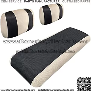 Golf Cart Seat Covers for Yamaha G2 G9 G16 G19 G22 & Club Car DS Pre-2000, E-Z-GO Marathon, Washable Breathable Air Polyester Mesh Cloth, Cool in Summer and Warm in Winter