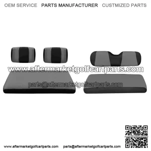 Golf Cart Front Rear Seat Covers for Yamaha G9 G16 G19 G22,Club Car DS Pre-2000