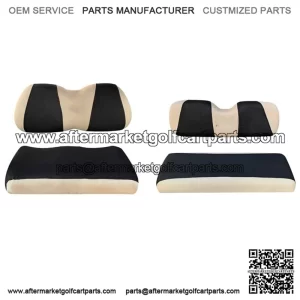 Golf Cart Front Rear Seat Cover Set fit Yamaha Club Car Precedent 4 Seater L+XS