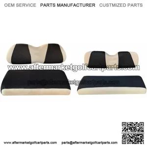 Golf Cart Front Rear Seat Cover Set Fit Club Car DS EZGO TXT RXV 4- Seater S+XS