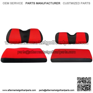 Front Rear Golf Cart Seat Cover Set for Club Car Precedent Yamaha 4 Passenger