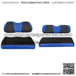 Blue Golf Cart Front Rear Seat Covers for Yamaha Club Car Precedent Tempo Onward