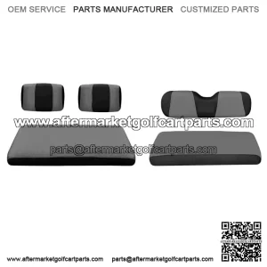Golf Cart Front Rear Seat Covers for Yamaha G9 G16 G19 G22,Club Car DS Pre-2000