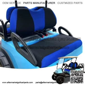 Blue Golf Cart Front Seat Covers cushion for Yamaha Club Car Precedent