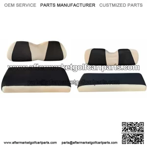 Golf Cart Front Rear Seat Cover Set Fit Club Car DS EZGO TXT RXV 4- Seater S+XS