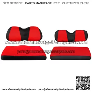 Front Rear Golf Cart Seat Cover Set for Yamaha & Club Car Precedent 4 Passenger
