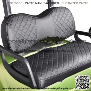 Golf Cart Front Seat Cover Black Diamond Stitching for Yamaha G29 Drive Drive2