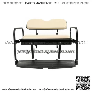 For 07-16 Yamaha Drive G29 Golf Cart Flip Folding Rear Back Seat Kit