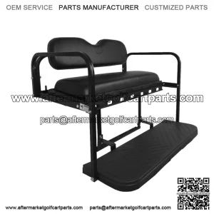 MACH3 Rear Flip Seat for Yamaha G-Series Golf Carts G19-G22 - Black