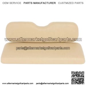 Rear Tan Golf Cart Seat + Back Cushion For Ezgo TxT,Rxv,ST,ST Sport,Valor models