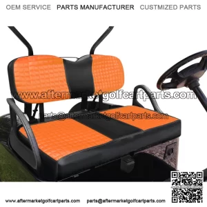 Set Of 4 Seat Covers Front&Rear For Yamaha Drive/Drive 2 2007+ Golf Cart-Orange