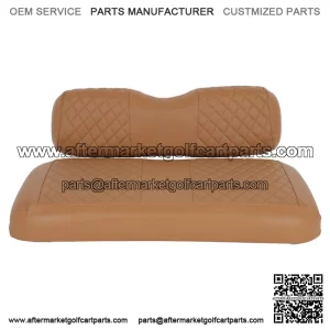 Brown Golf Cart Seat Cover Checked Front Cover For EZGO TXT -Wholesale