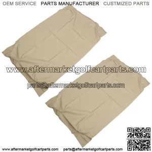 Front Seat Cover For Golf Cart Club Car Precedent - Brown Color(Bottom&Backrest)