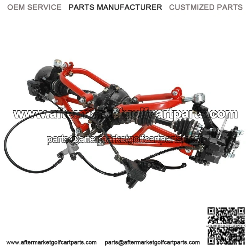 Rear Drive Shaft CV Axle Swing Arm Kit with Brake Assembly for Go Kart ATV Golf Cart - Image 3