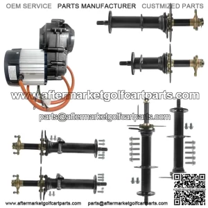 Differential Rear Axle Kit for Trike E-Bike Golf Cart Quad ?C 500W, 1000W, 1500W Motor Options