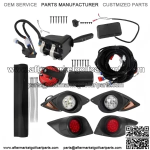 12V LED Turn Signal Horn Brake Light for Yamaha G29 YDR Drive 2007-Up Golf Cart