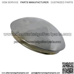 8 in. Chrome Hub Cover for Vintage Golf Carts, Trailers, Go Kart